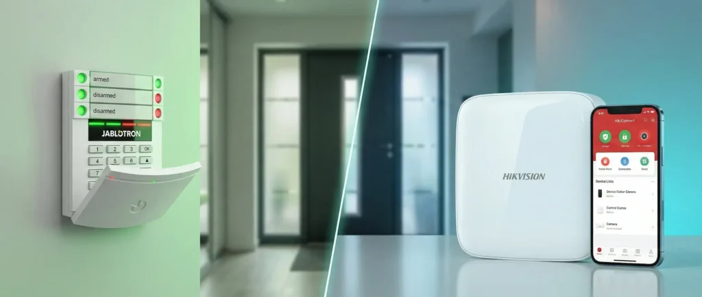 Jablotron aj Hikvision, alarm pre rodinný dom